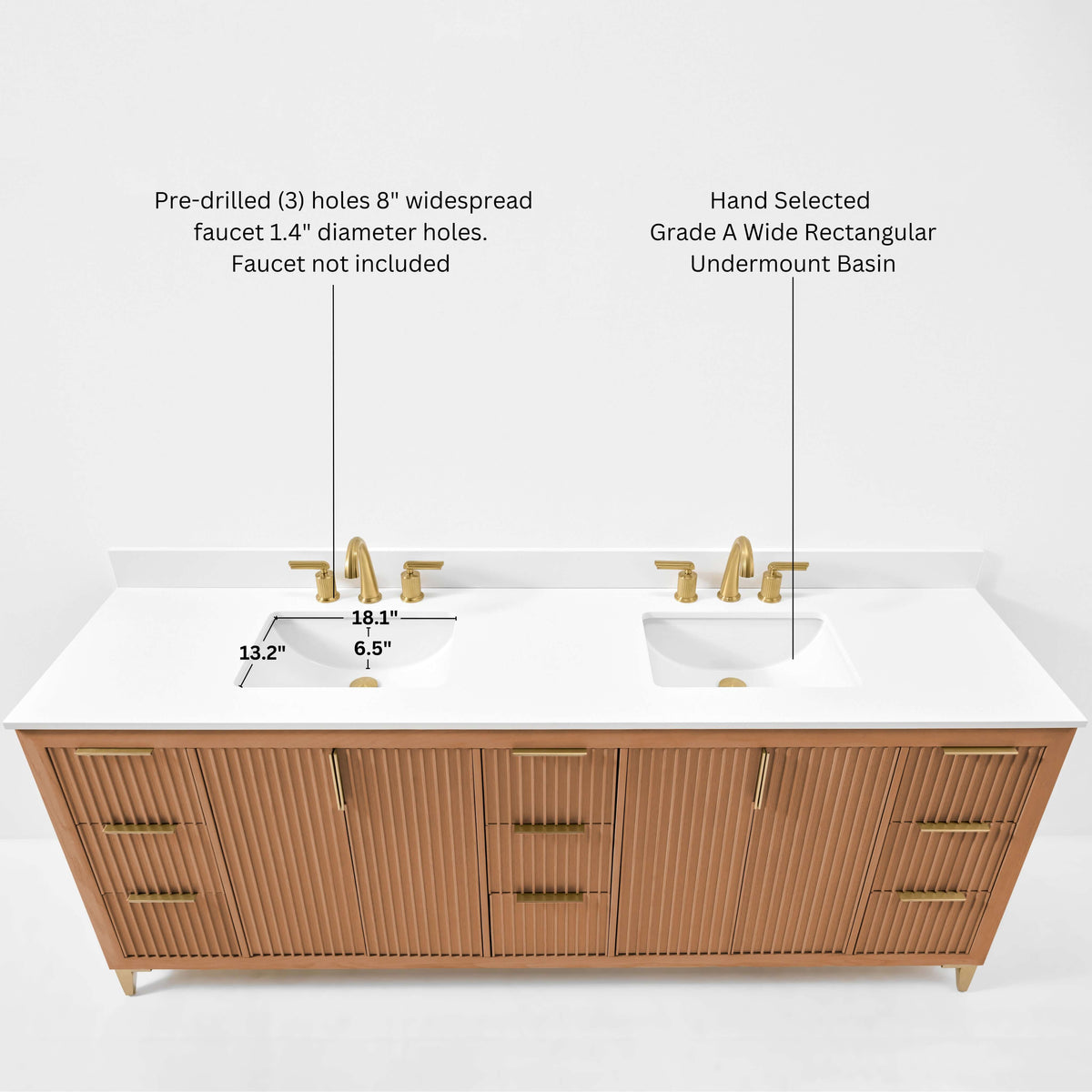 Turlington 84" Bath Vanity Set