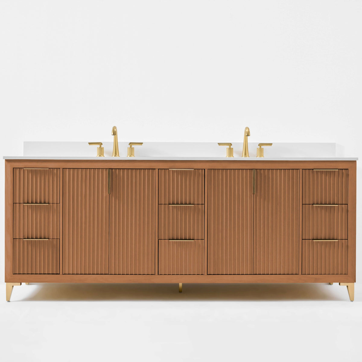 Turlington Bathroom Vanity Collection in Sienna Finish