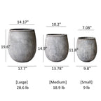StoneNest Textured Planter
