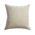 Zag Cable Knit Wool Decorative Pillow