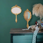French Vintage Hand-Held Mirror Style A