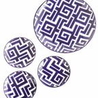 Large Hand painted Ceramic Moroccan Plates-Set 4