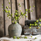 Artificial Fig Fruit Stem 30" Tall Silk Branch