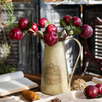 Artificial Fruit Artificial Red Apple Stem 15" Tall