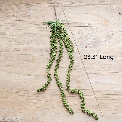 Artificial Plant Tear Drop Hanging 28" Long