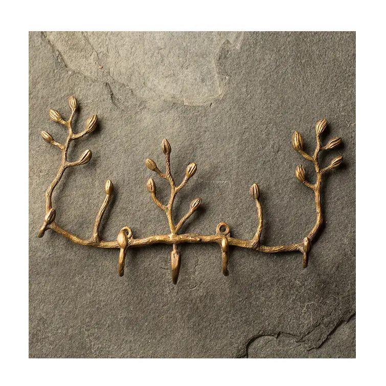 Antiqued Brass Key Holder