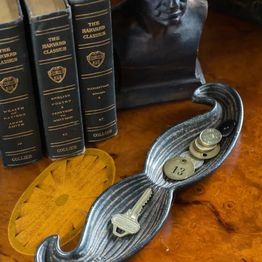 Cast Iron Mustache Dish