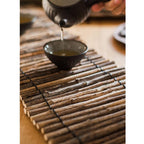 Calligraphy Brush Holder Rollup Wood Shades Rollup