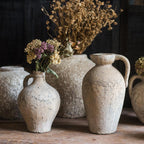 Cement Pot Pompeii Style Handmade Art Amphora Vase Pot