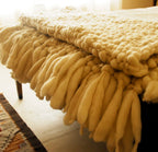 Clouds Chunky Knit Throw Blanket