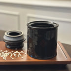 Ceramic Axis Mundi Storage Canister - Set of 2
