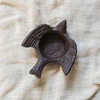 Rustic Iron Bird Tea Light Holder