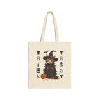 Halloween Cat Trick-or-Treat Tote Bag for Spooky Celebrations