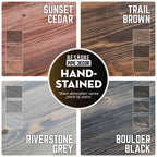 RESTORE Sunset Cedar Solid Live Edge Wood Console Tabletop