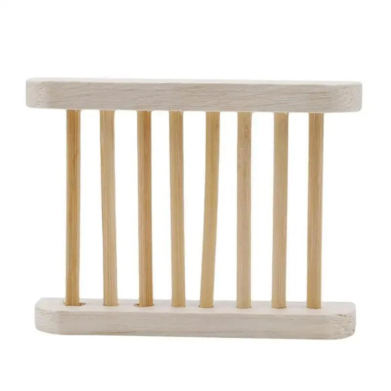 Portable Soap Dishes Natural Wood Soap Tray Holder Dish Storage Bath Shower Plate Home Bathroom Wash Soap Holder Home Bamboo Wood Soap Holder Bathroom Wooden Soap Case Hand Craft Bathtub Shower Dish Accessories