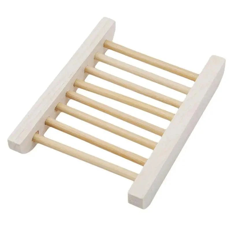 Portable Soap Dishes Natural Wood Soap Tray Holder Dish Storage Bath Shower Plate Home Bathroom Wash Soap Holder Home Bamboo Wood Soap Holder Bathroom Wooden Soap Case Hand Craft Bathtub Shower Dish Accessories