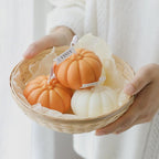 Pumpkin Candle Creative Handmade Aromatherapy Candle Pumpkin Candle Fall Candle Gift Set For Women Aromatherapy Candle Gift For Halloween Decorations Candle Photo Home Restaurant Hotel Decoration